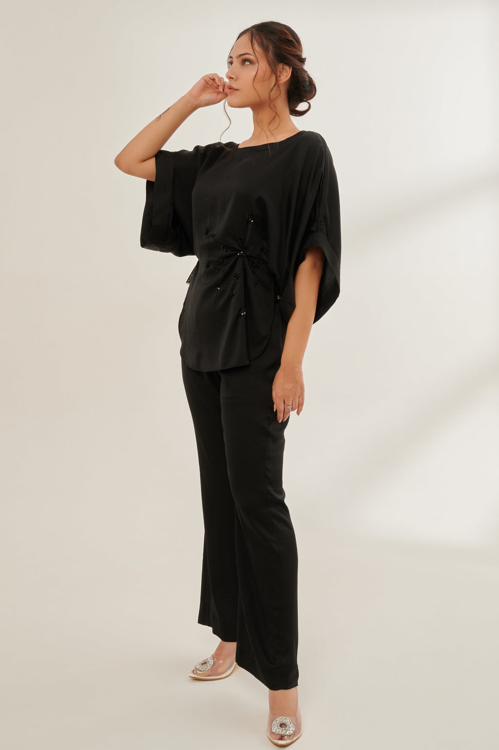 Svelte formal co-ord set for women - Haus of Handmade handcrafted clothing India