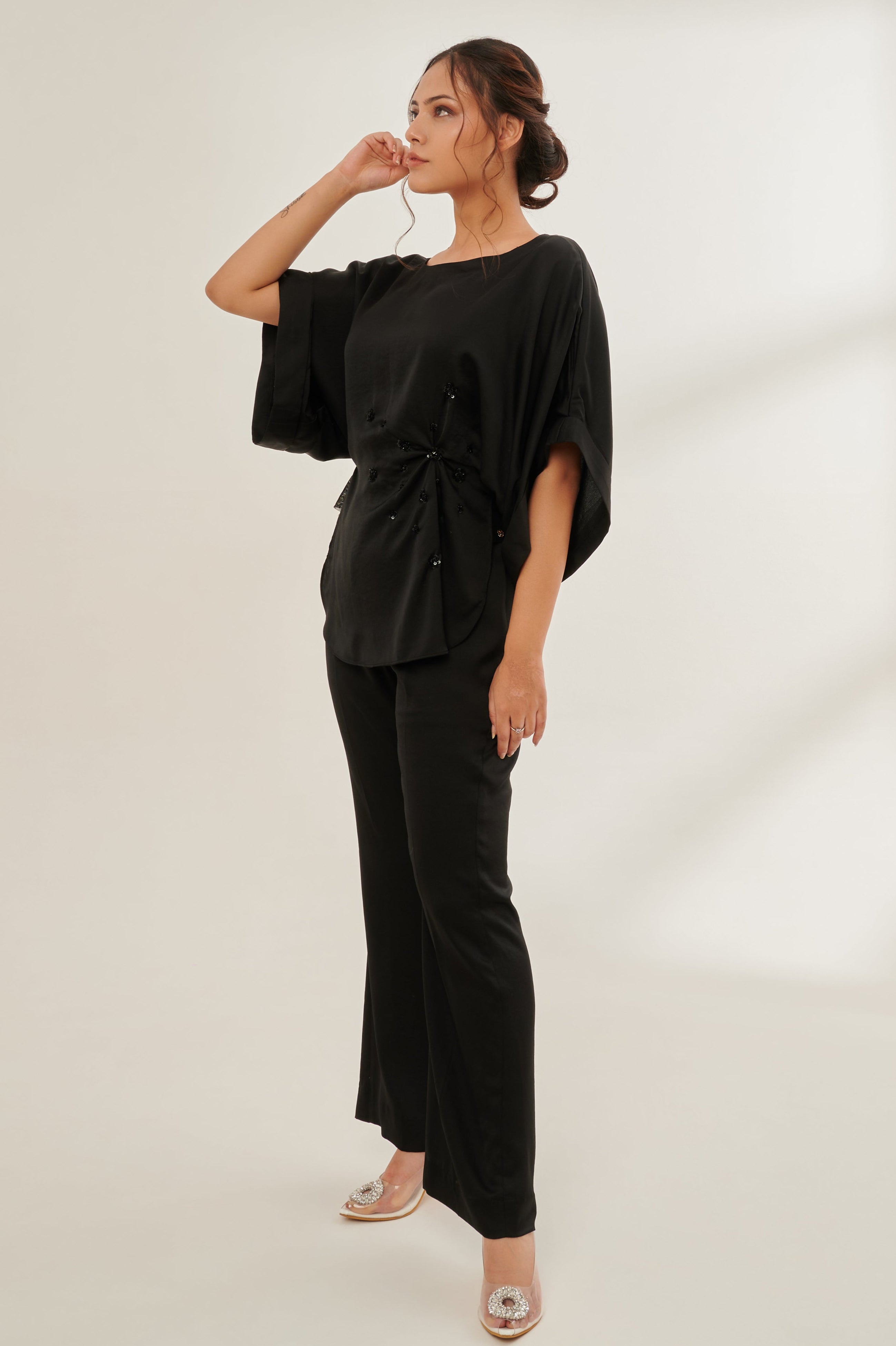 Svelte formal co-ord set for women - Haus of Handmade handcrafted clothing India
