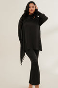 CLASSEA formal black co-ord set — front view | Haus of Handmade