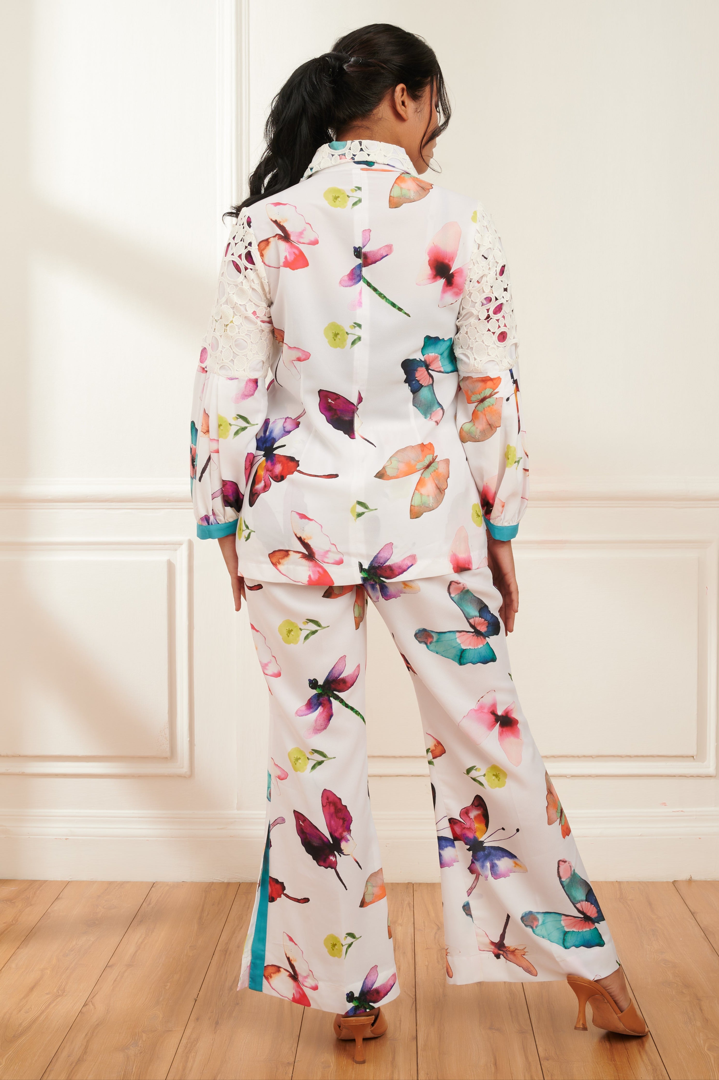 Palomma printed co-ord set for women - Haus of Handmade handcrafted clothing India