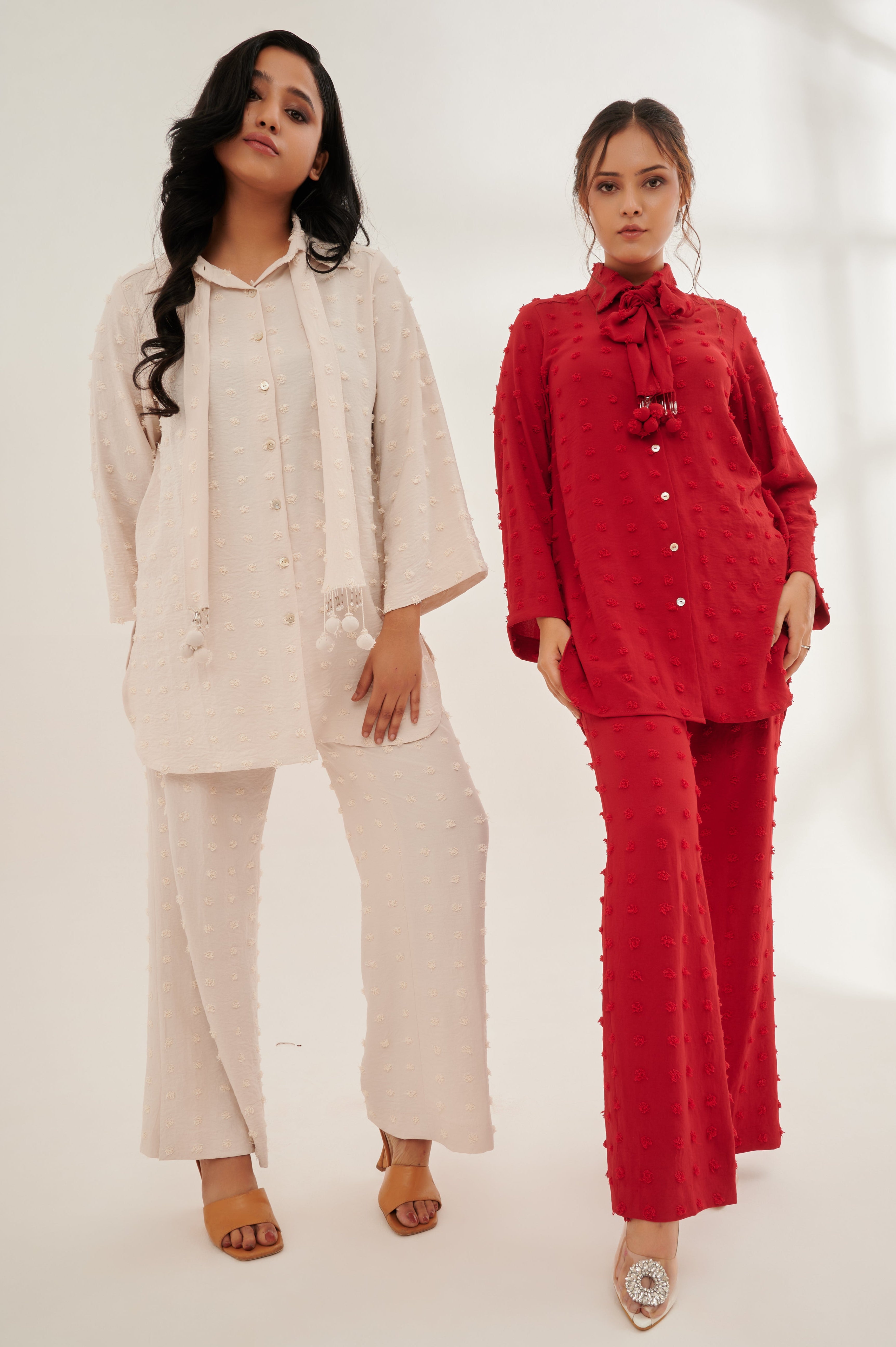 Amor luxe co-ord set for women - Haus of Handmade handcrafted clothing India