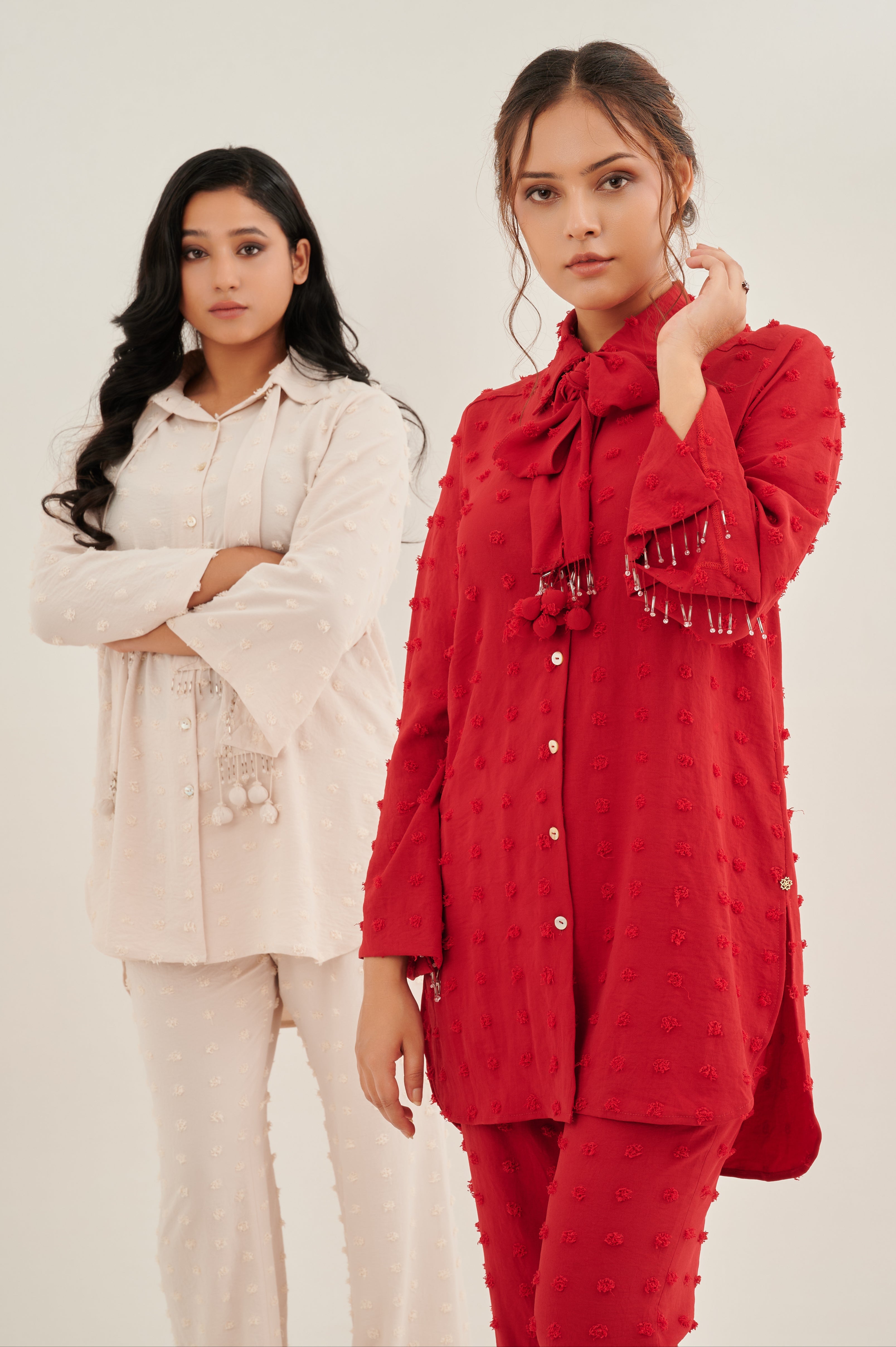 Amor luxe co-ord set for women - Haus of Handmade handcrafted clothing India