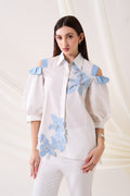 DENIMPETAL Poplin Shirt — front view | Haus of Handmade