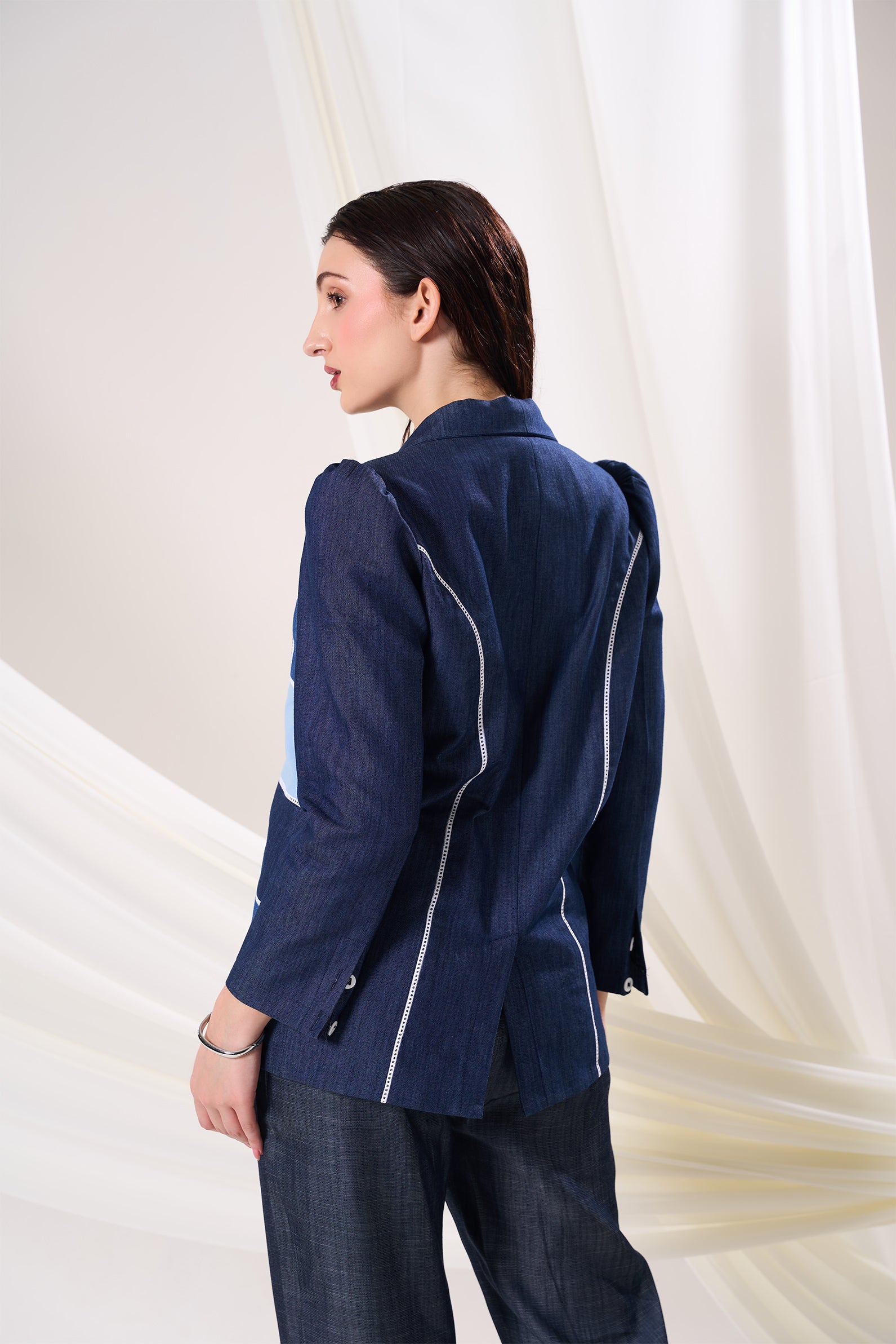 PATCHTILE DENIM JACKET