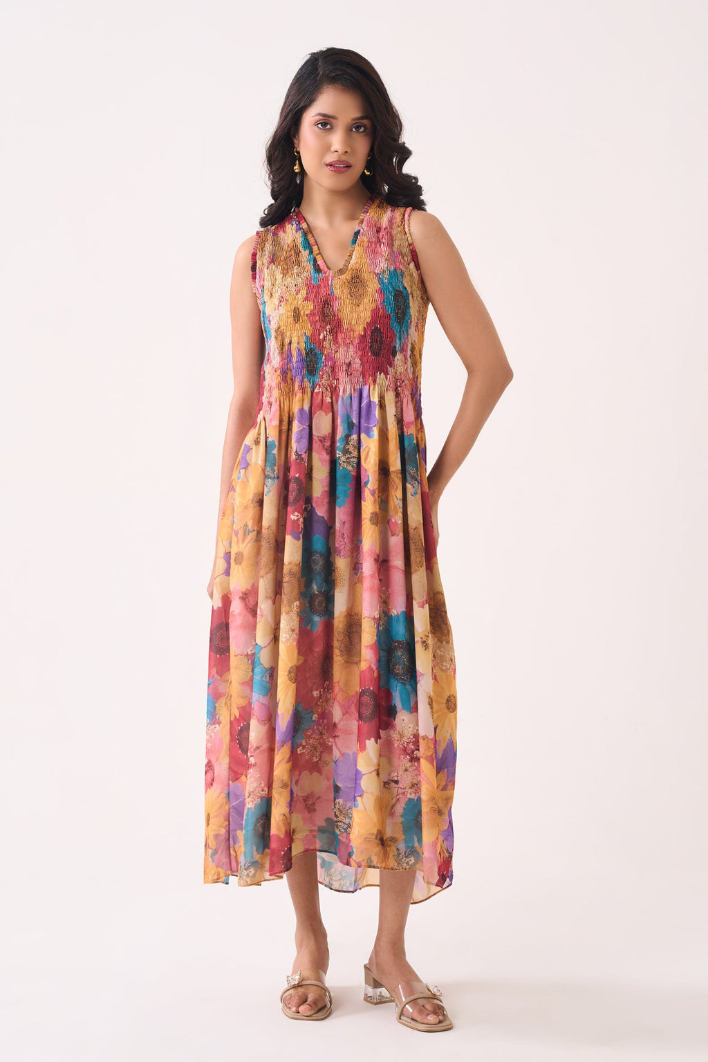 Mustard Bloom Dress