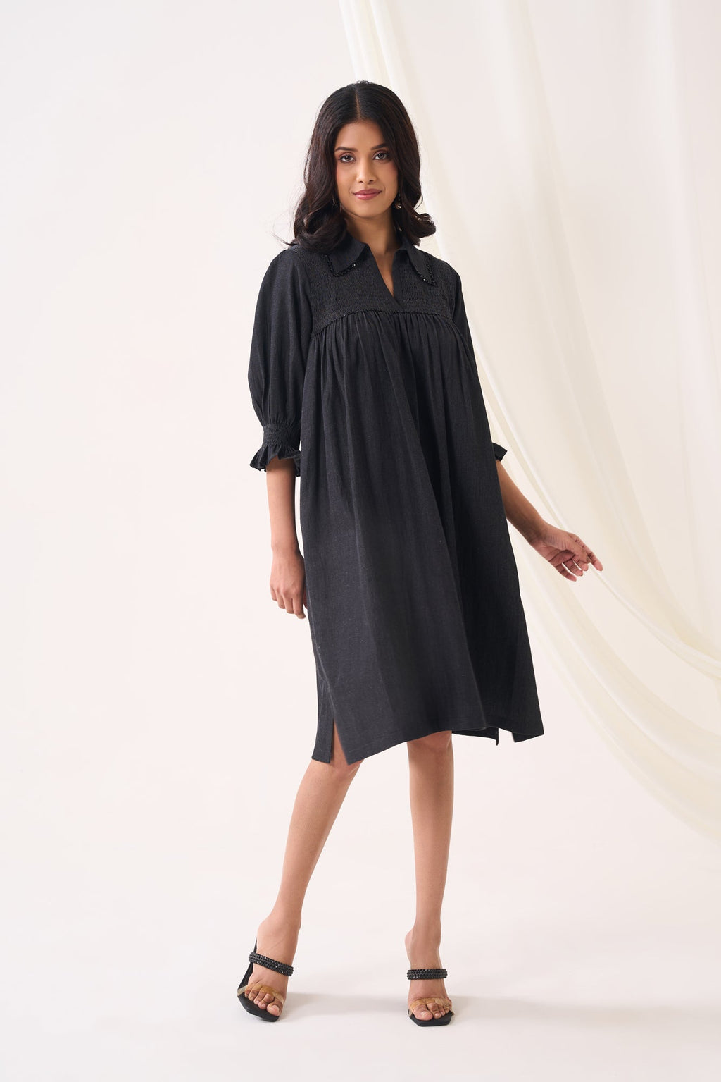 Soot Denim Dress