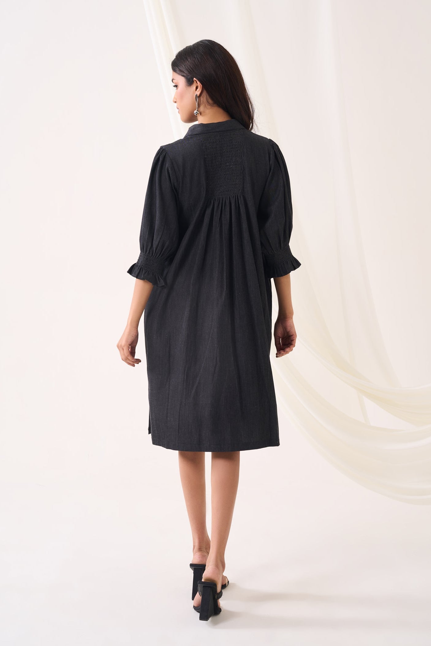 Soot Denim Dress