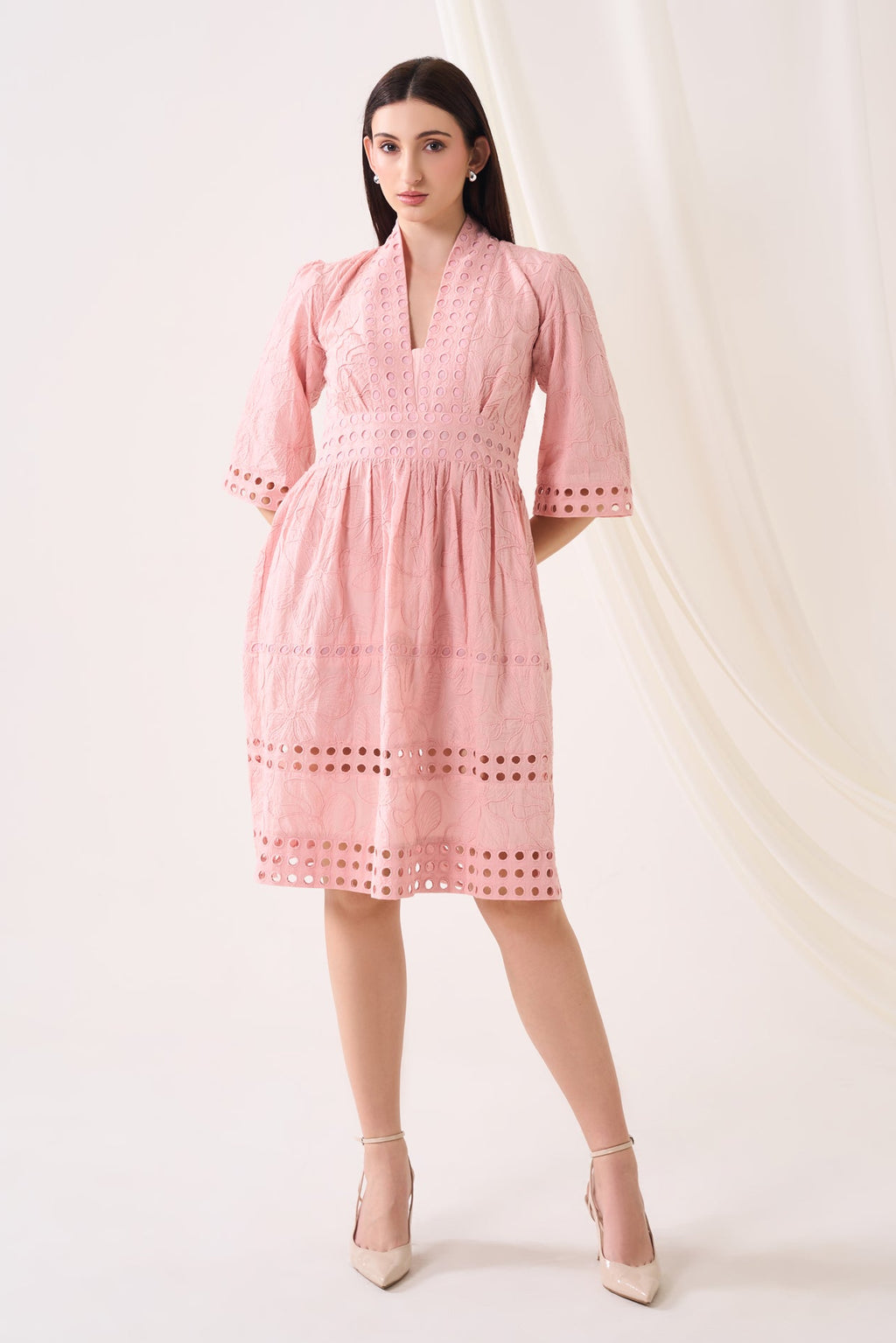 Tulip Schiffly Dress