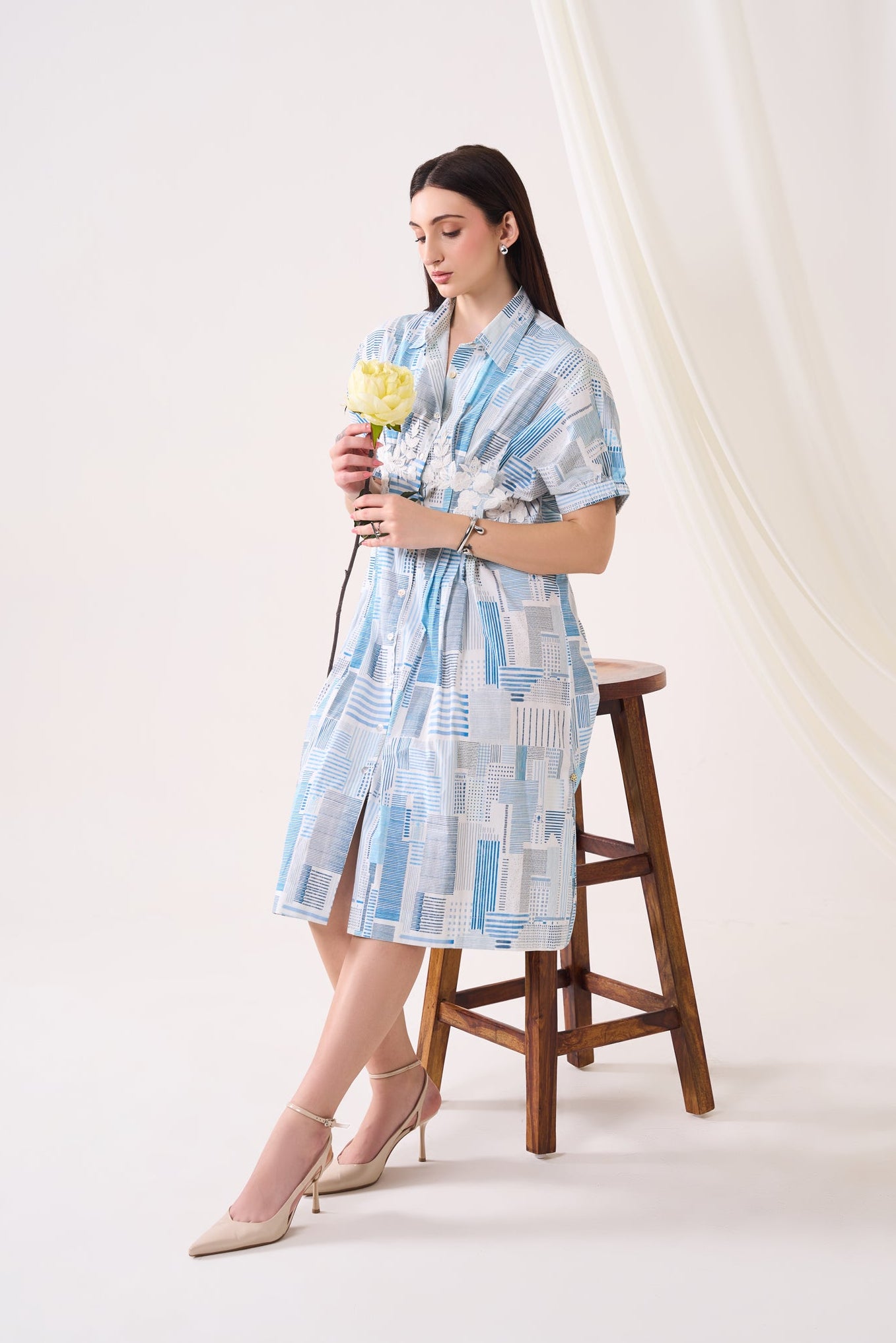 CITYDRESS Poplin Dress — front view | Haus of Handmade