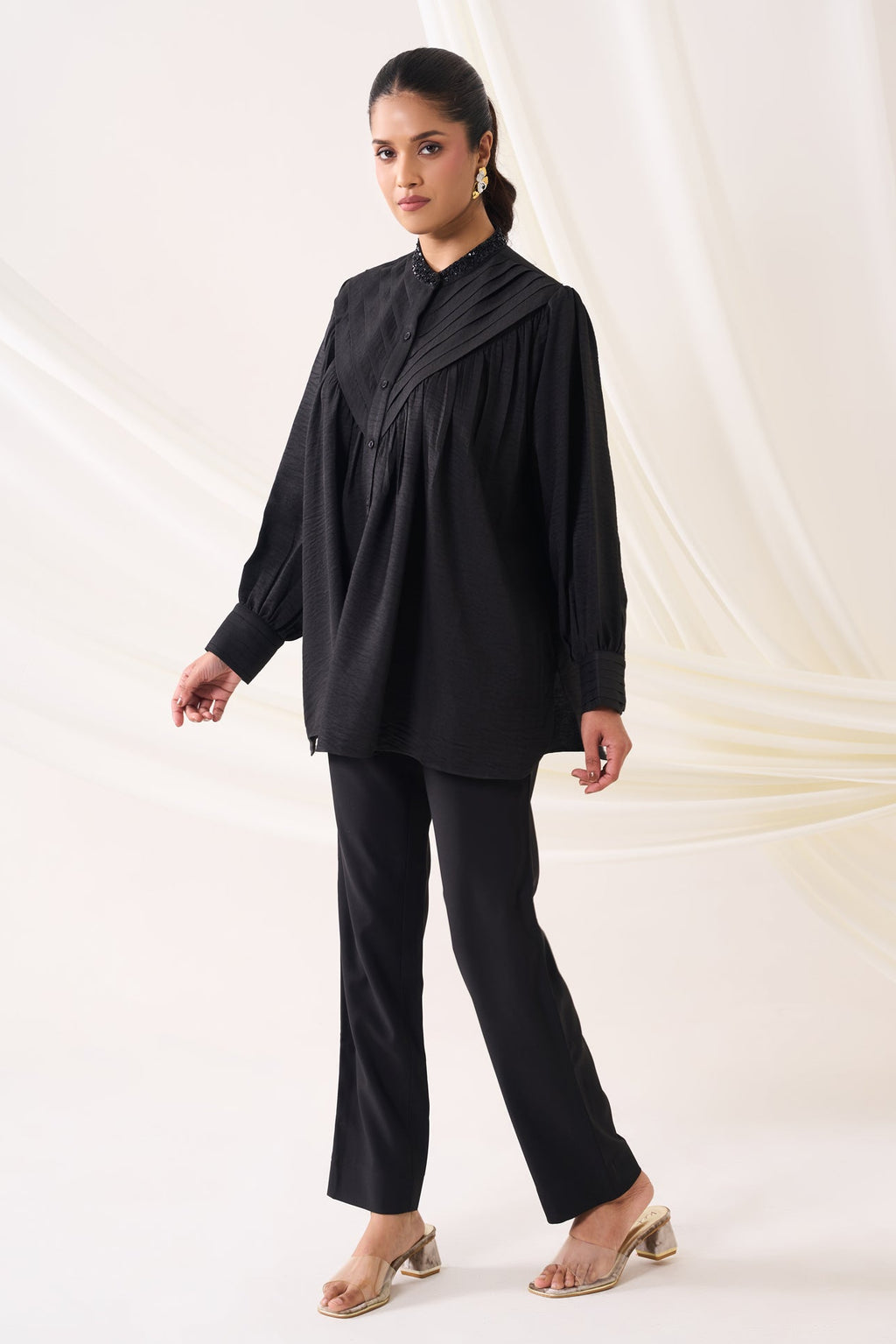 SMOKY Formal Shirt — front view | Haus of Handmade