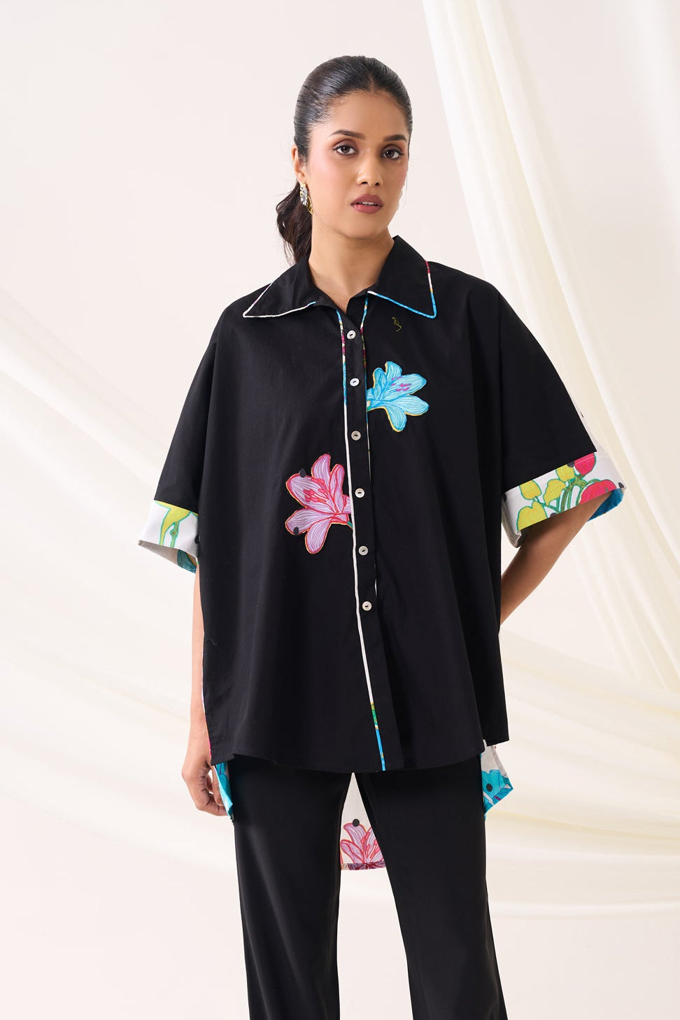 QUIRK Poplin Shirt — front view | Haus of Handmade