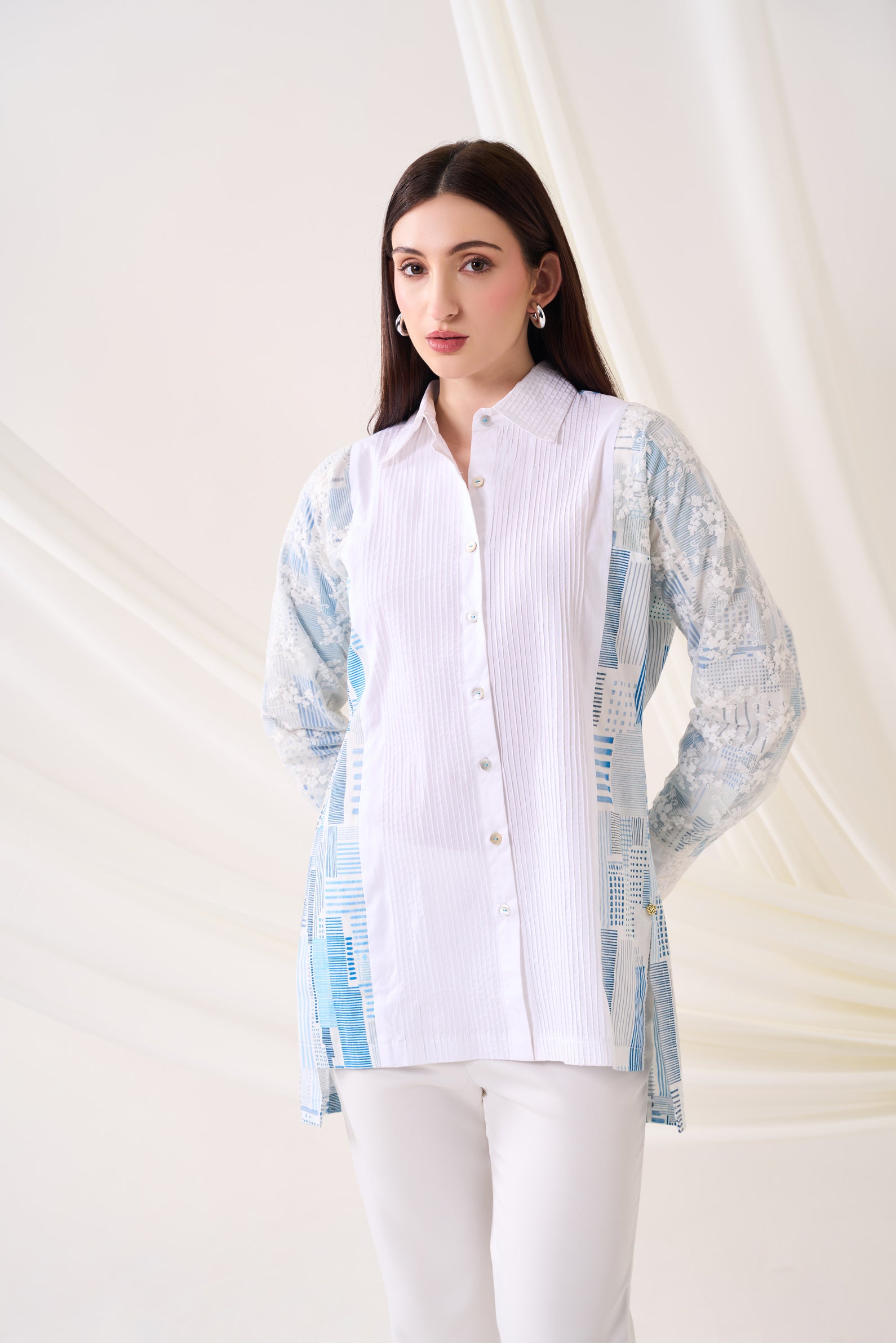 CITYLACE POPLIN SHIRT