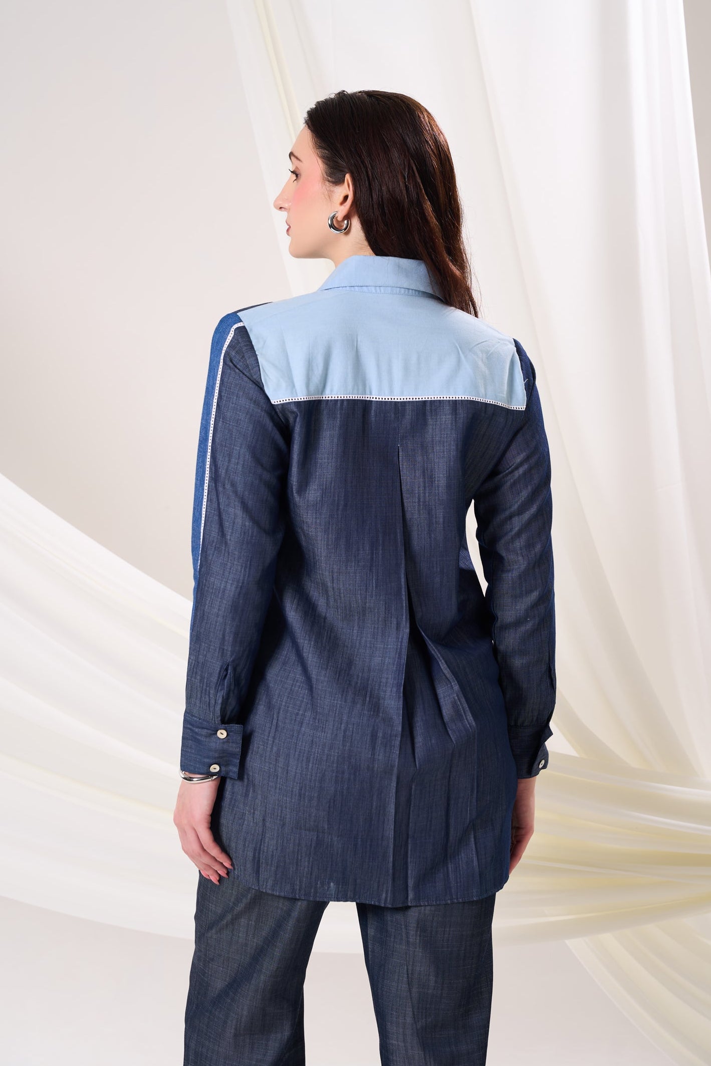 Patch Denim Shirt