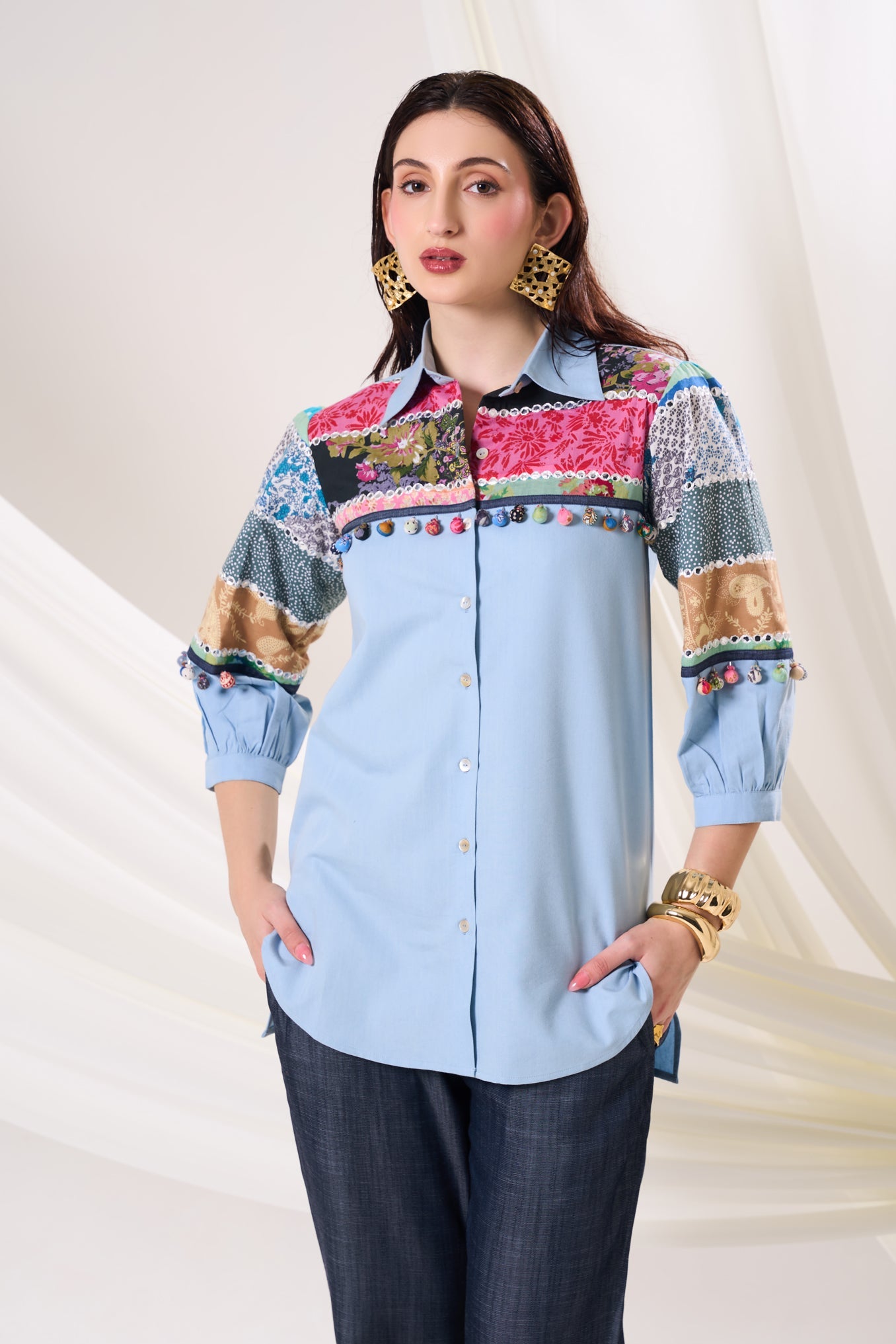 BANJARA DENIM SHIRT