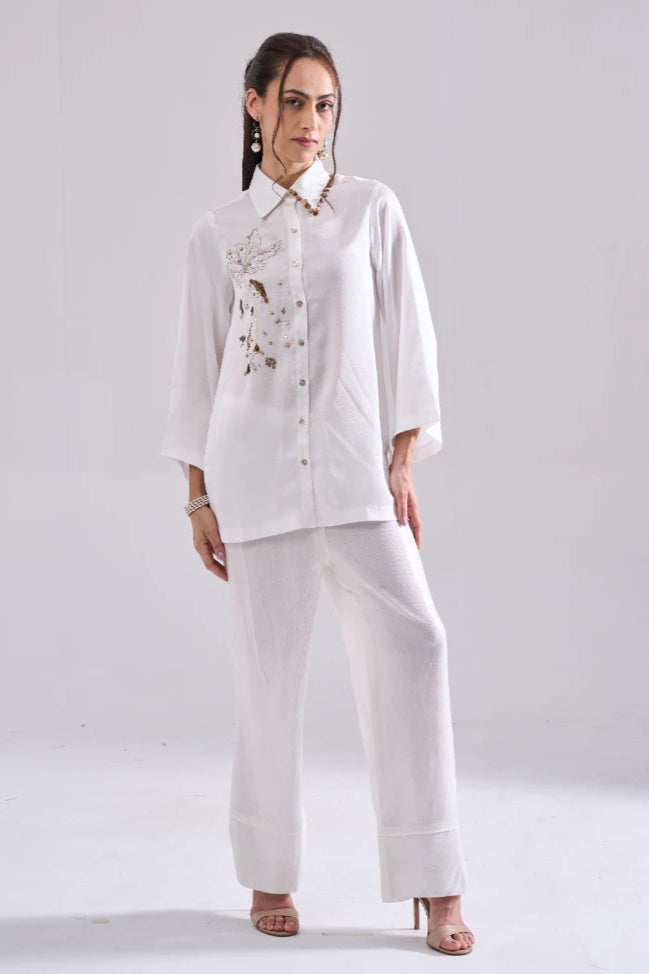SNOWHITE SEQUINED SHIRT
