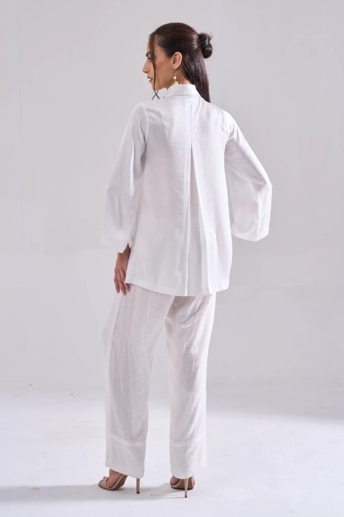 SNOWHITE SEQUINED SHIRT