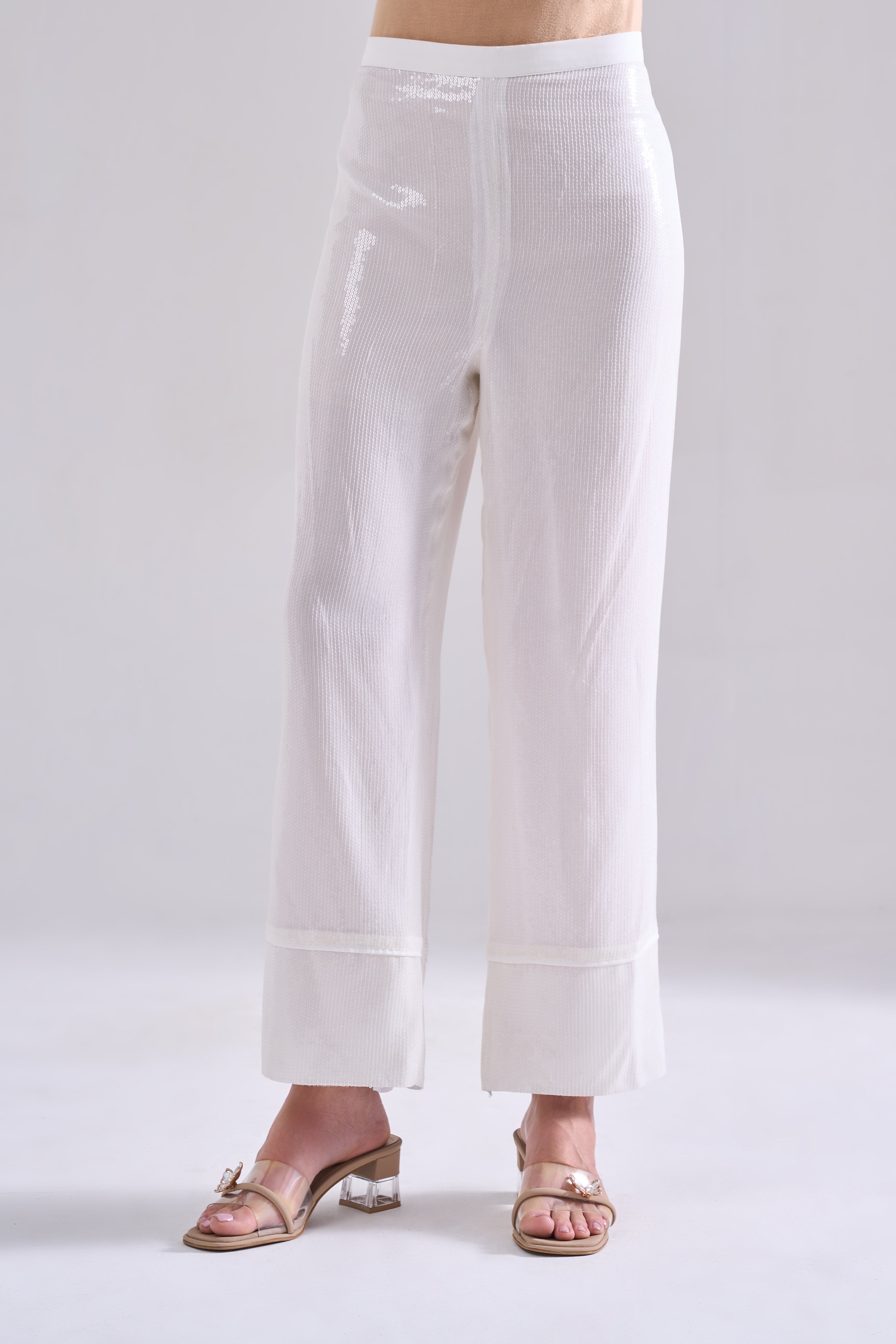 SEQUINED Pant — front view | Haus of Handmade