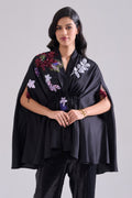 CAPELLA Sequined Cape — front view | Haus of Handmade