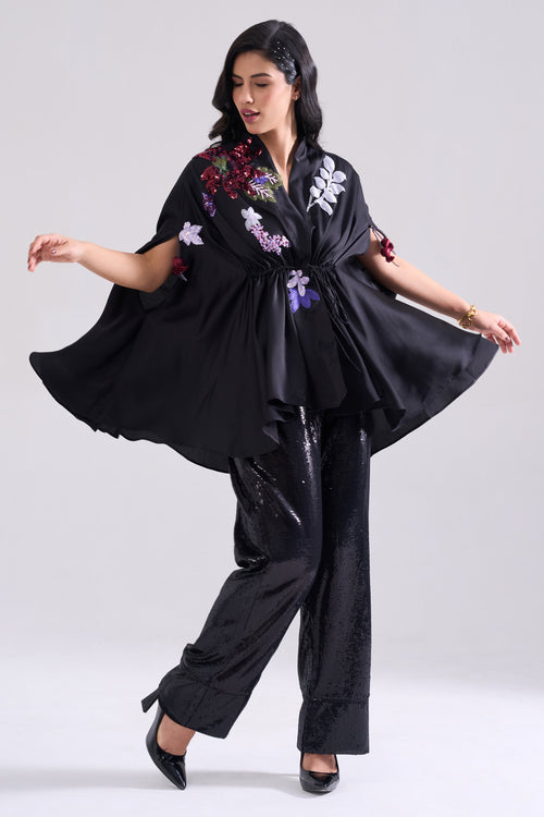 Capella Sequined Cape