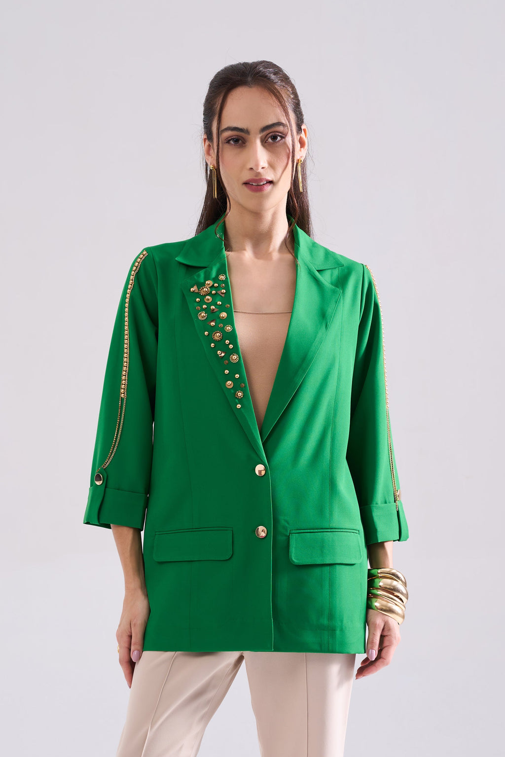 Jadena Sequined Jacket