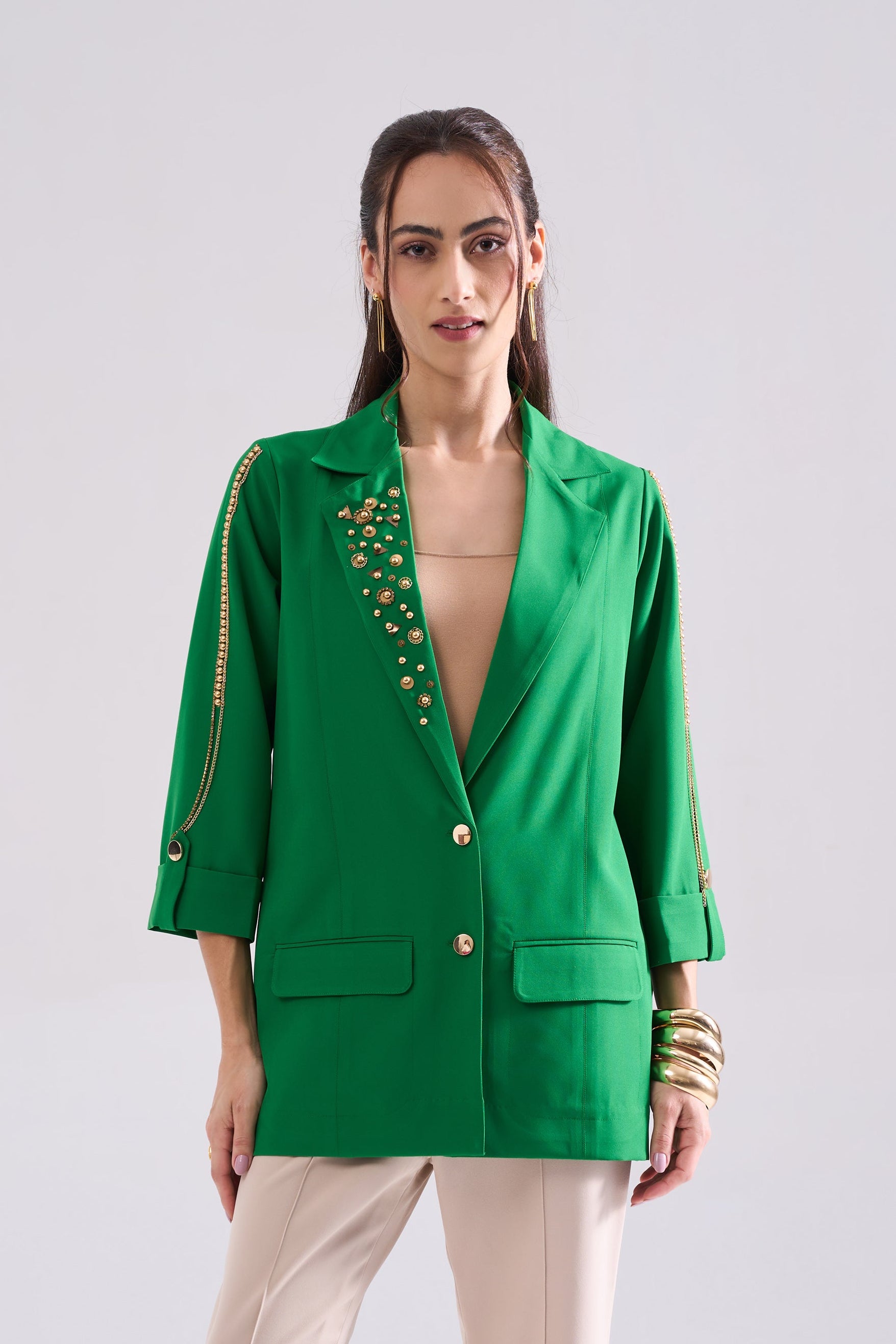 Jadena Sequined Jacket