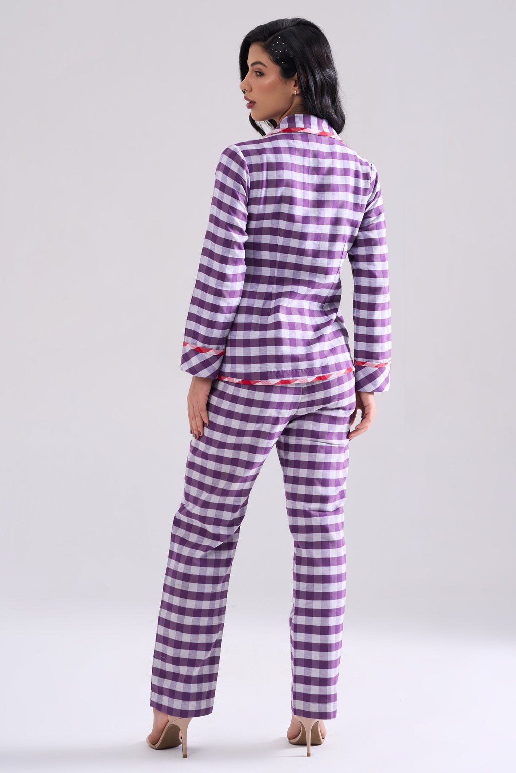 Purpur Gingham Jacket