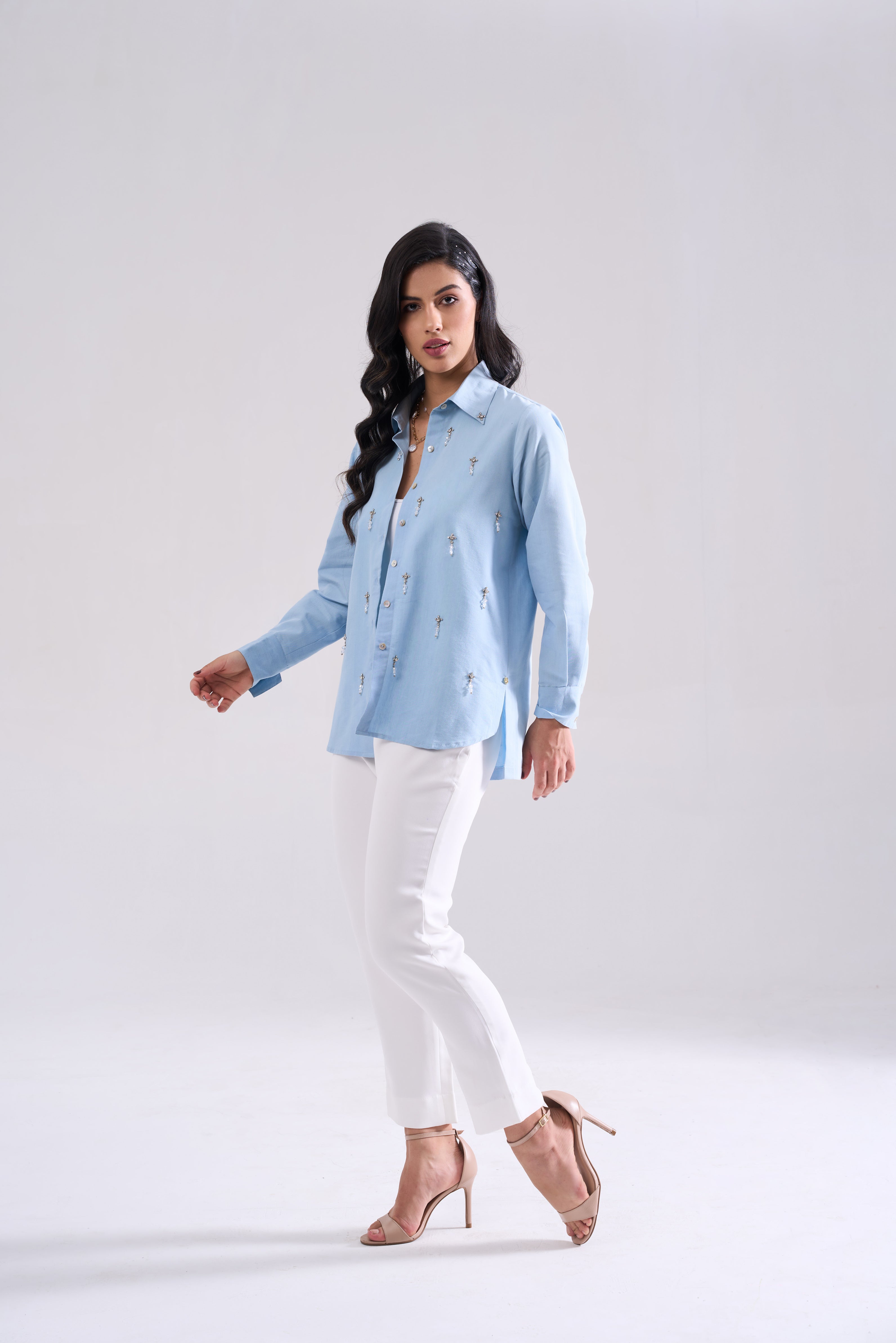 STELLA SEQUINED SHIRT