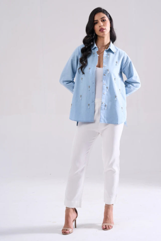 STELLA SEQUINED SHIRT