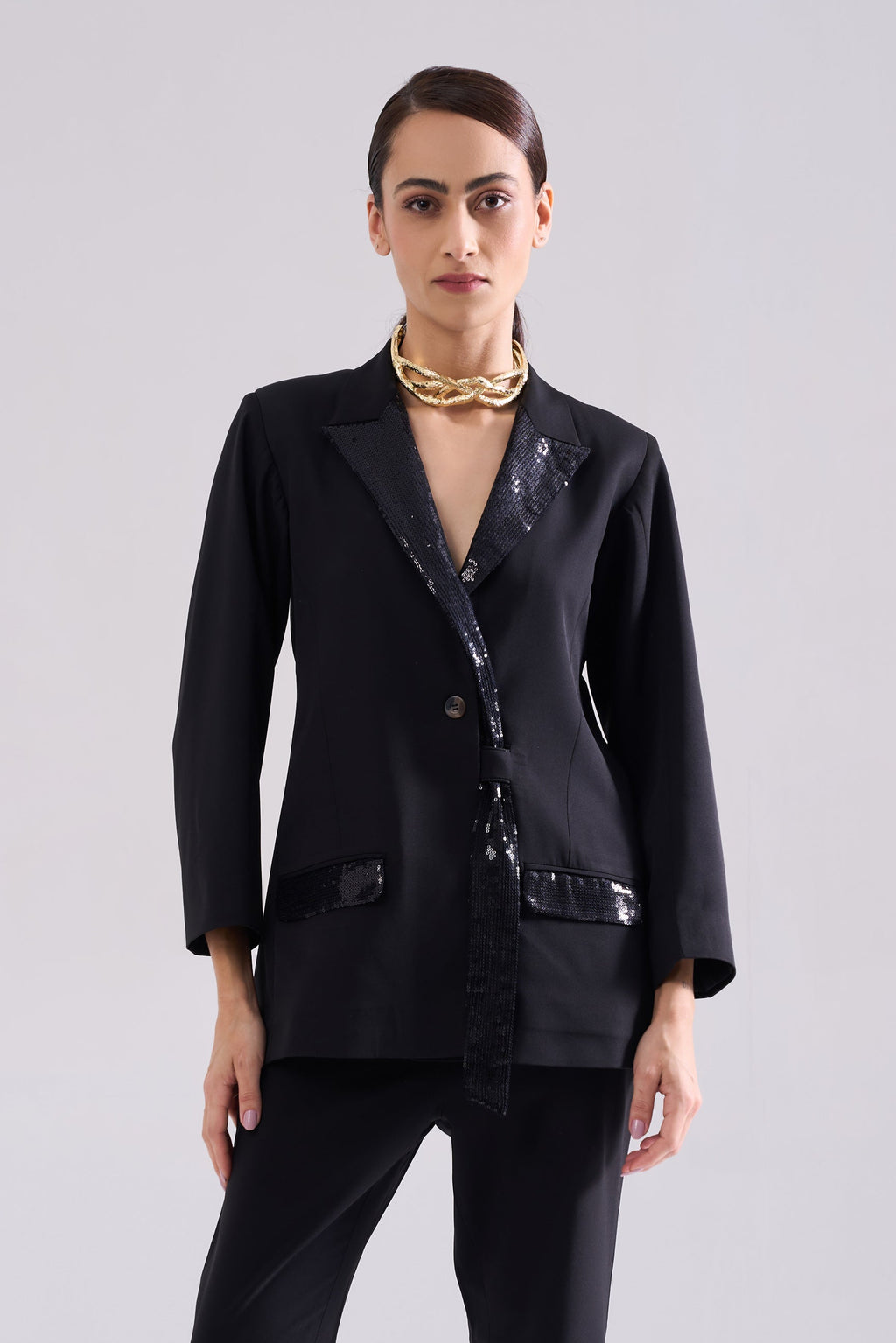 ONYX Formal Jacket — front view | Haus of Handmade