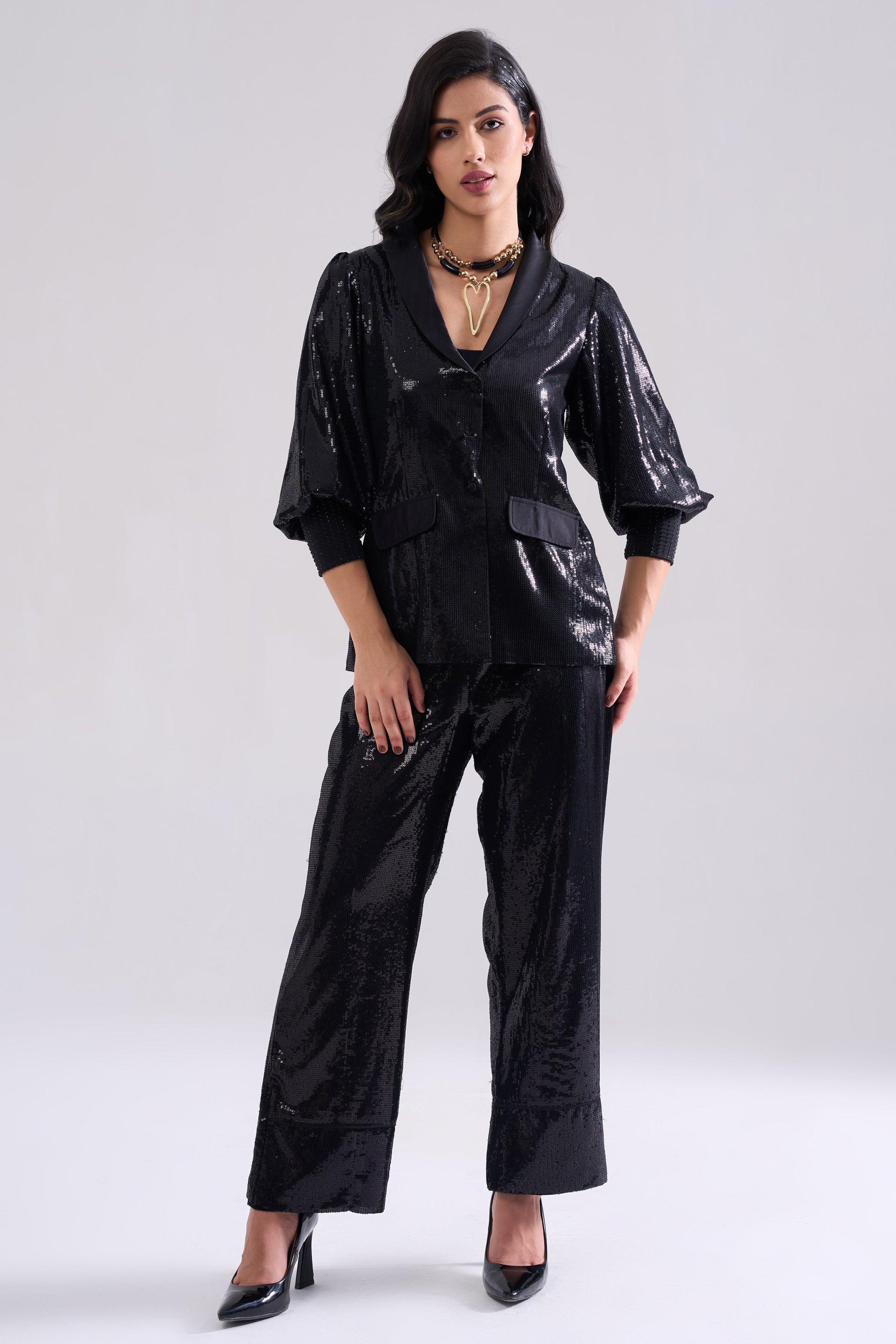 GLAM SEQUINED JACKET