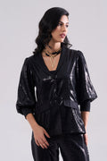 GLAM Sequined Jacket — front view | Haus of Handmade