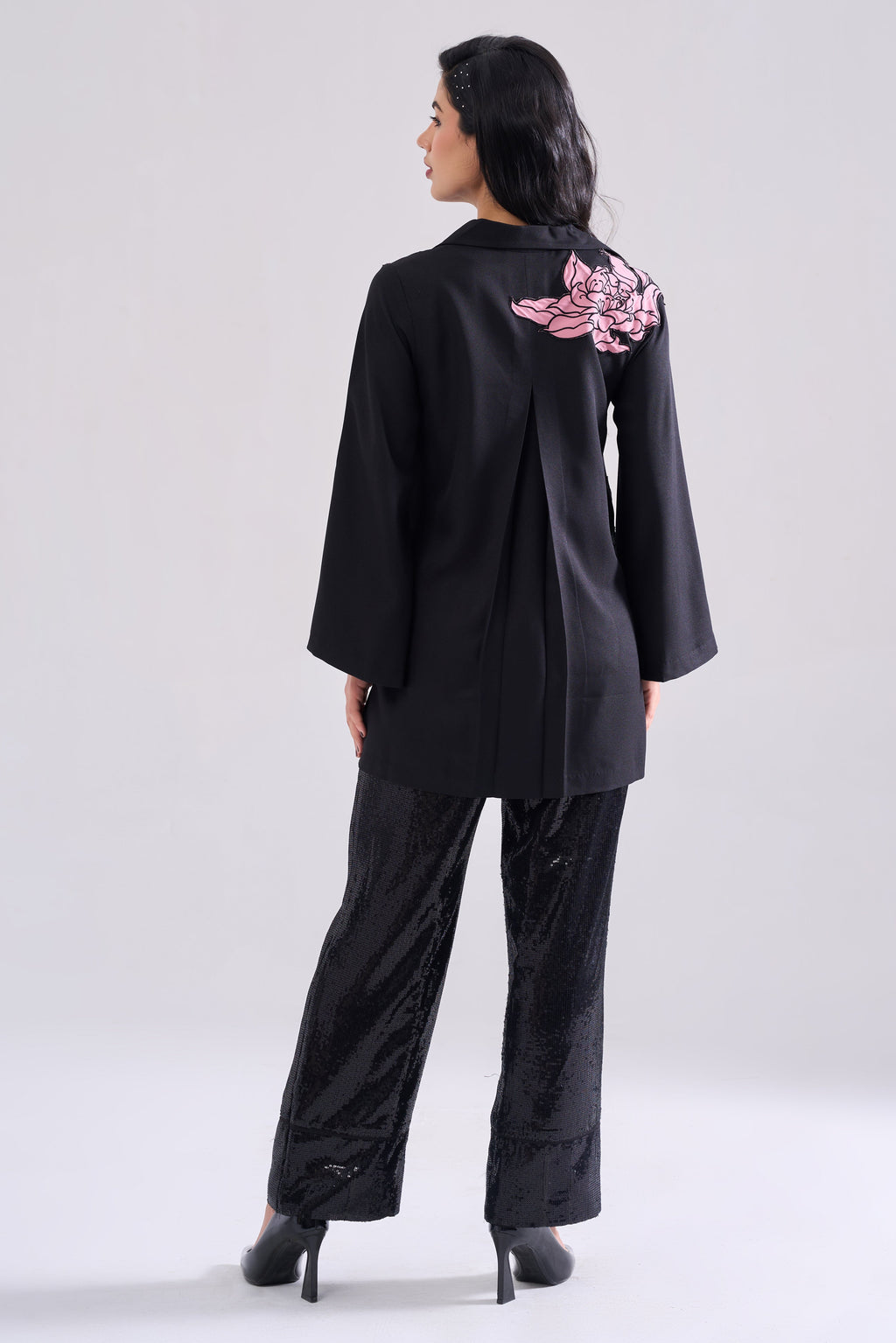 Peony Embroidered Shirt