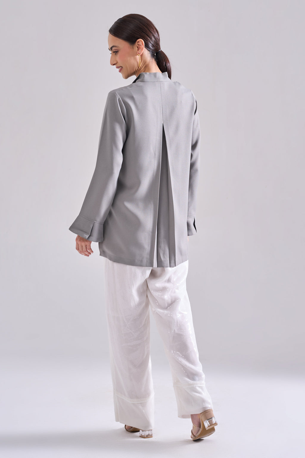 Silver Sequined Shirt