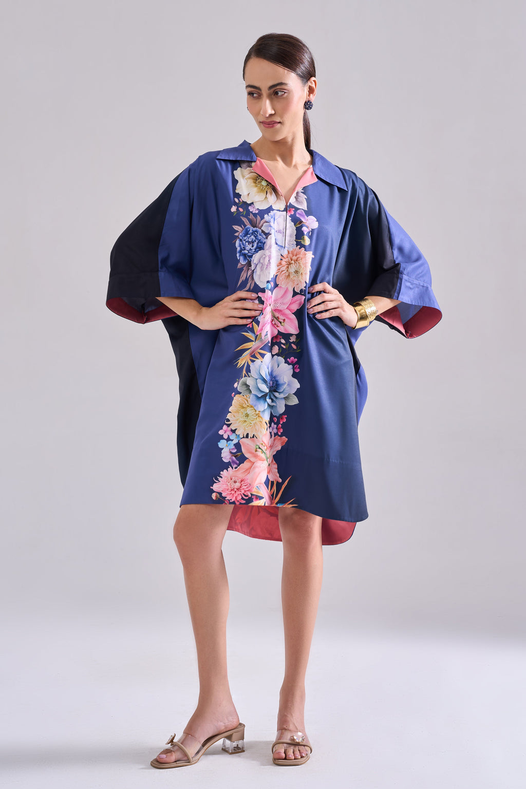 Midnight Kaftan Dress — back view | Haus of Handmade
