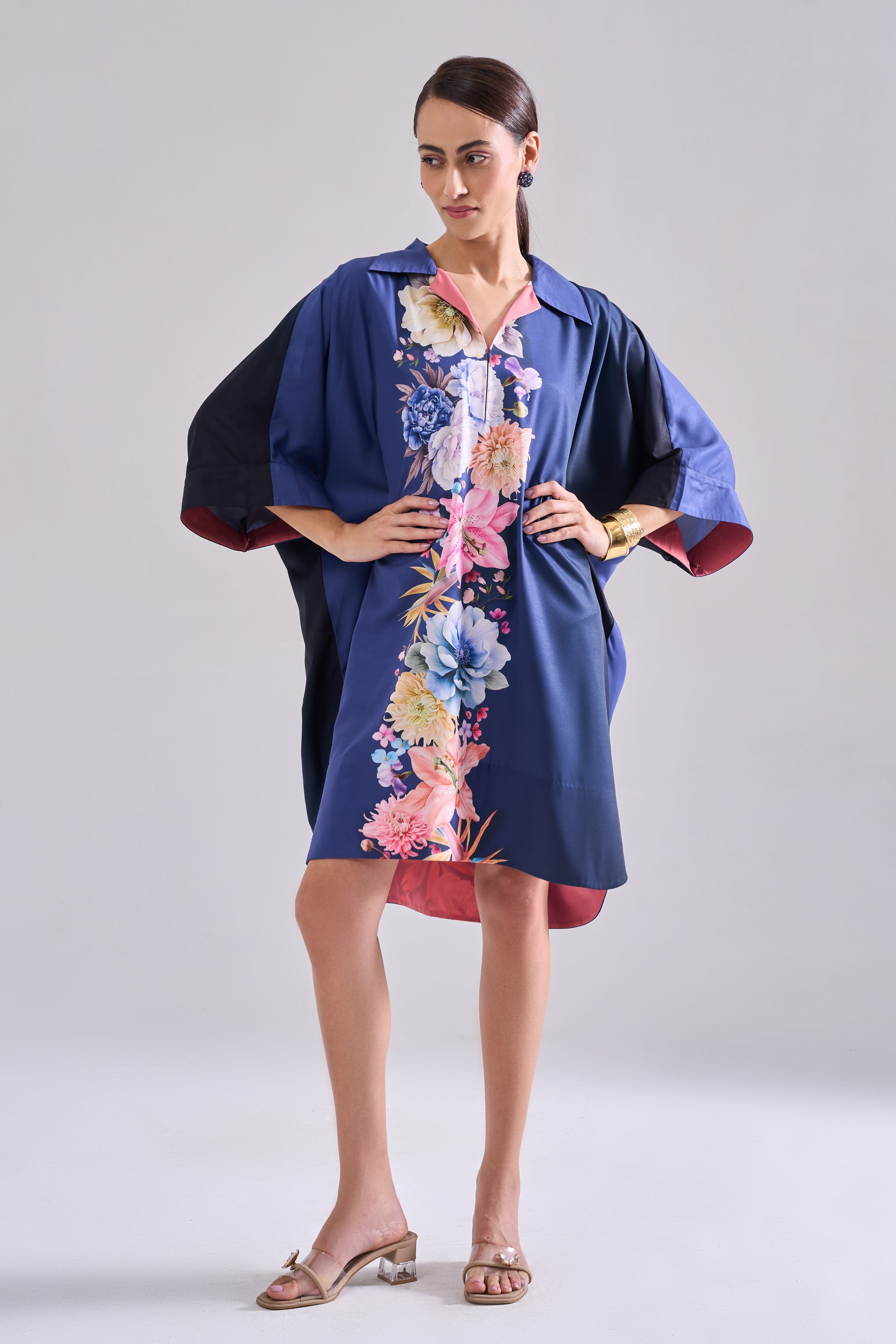 Midnight Kaftan Dress — back view | Haus of Handmade