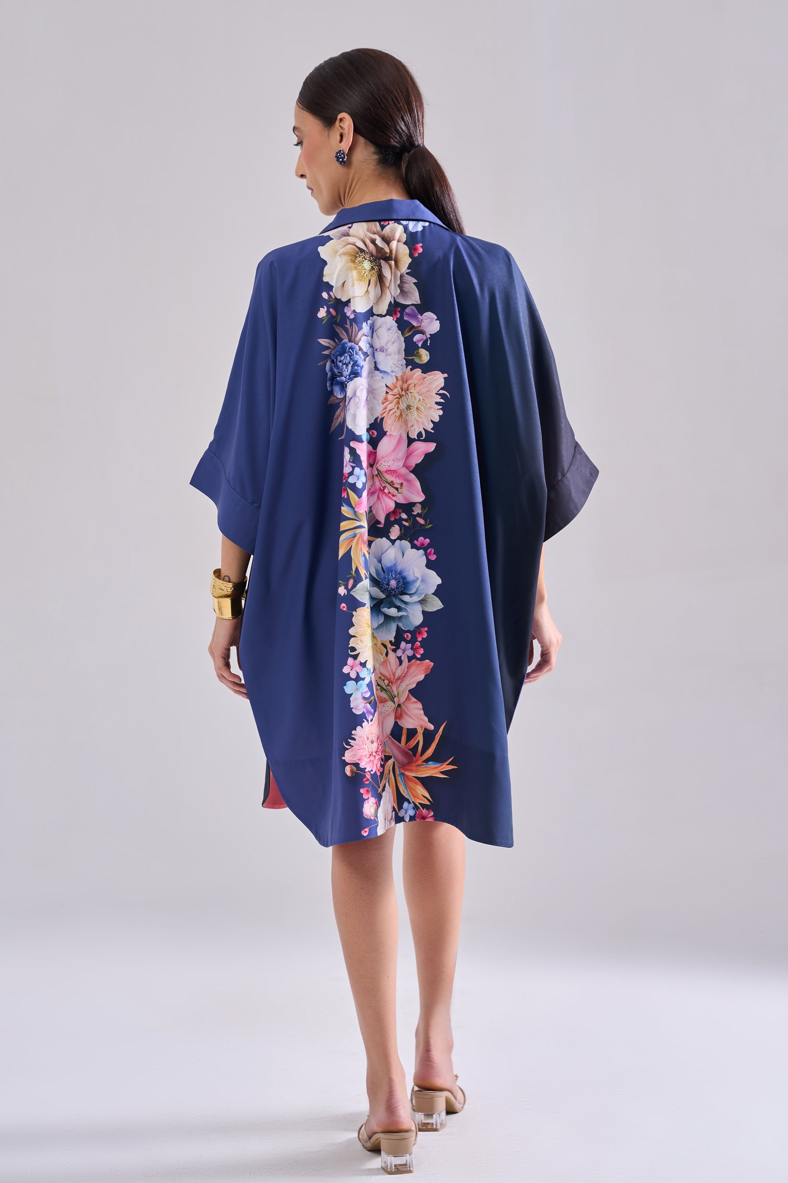 Midnight Kaftan Dress — full length styling | Haus of Handmade