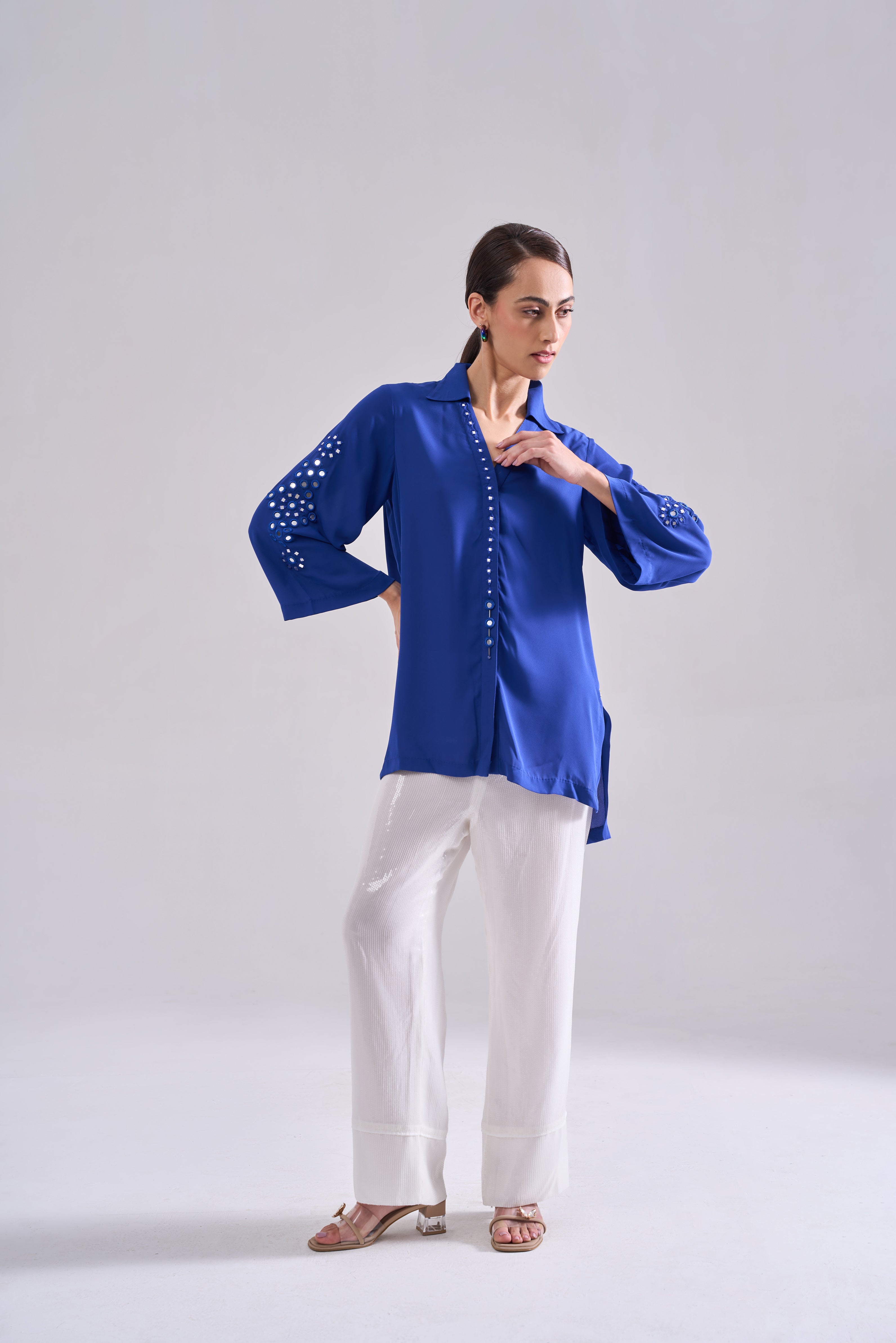 BRUNETTE MIRRORWORK SHIRT