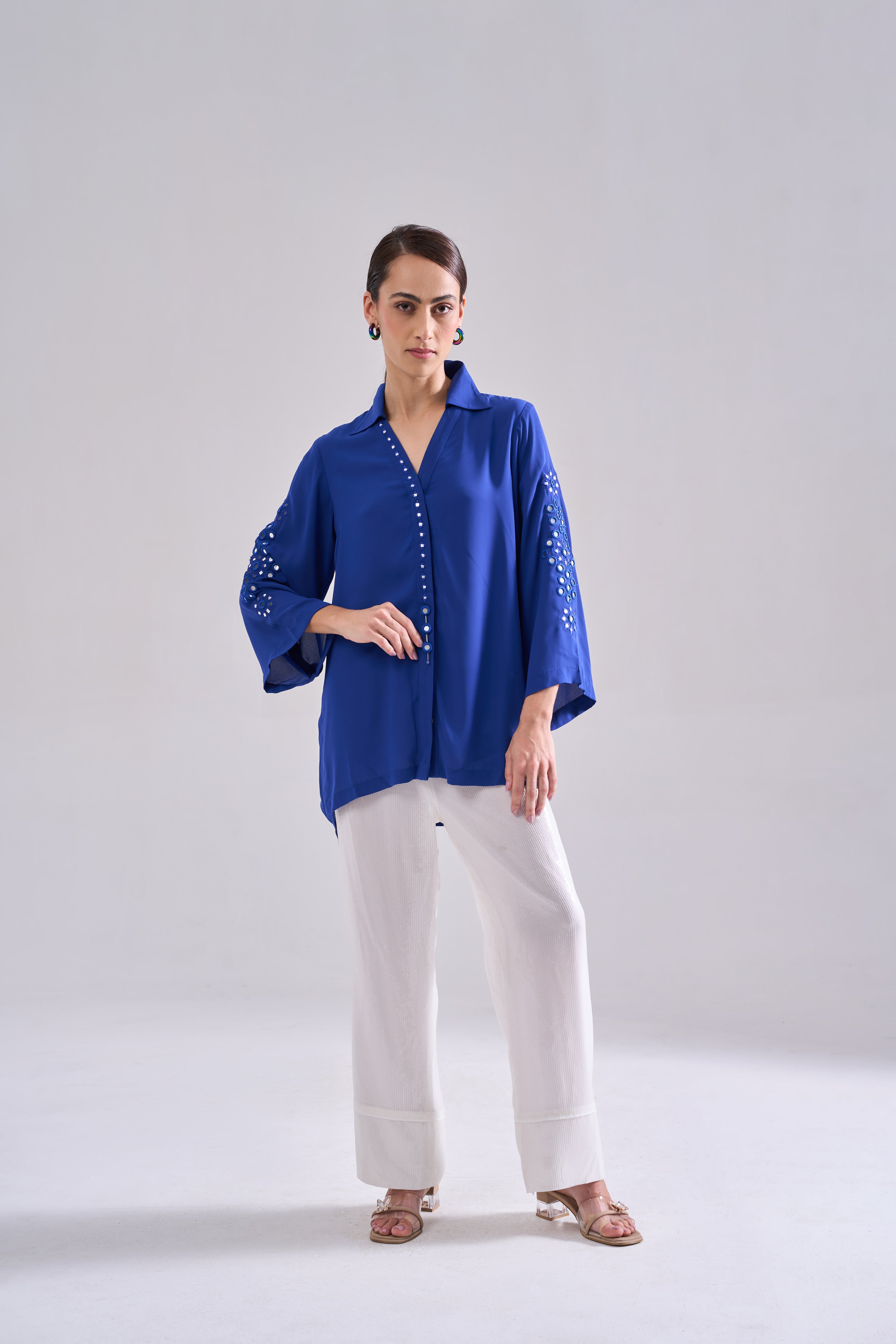 BRUNETTE MIRRORWORK SHIRT