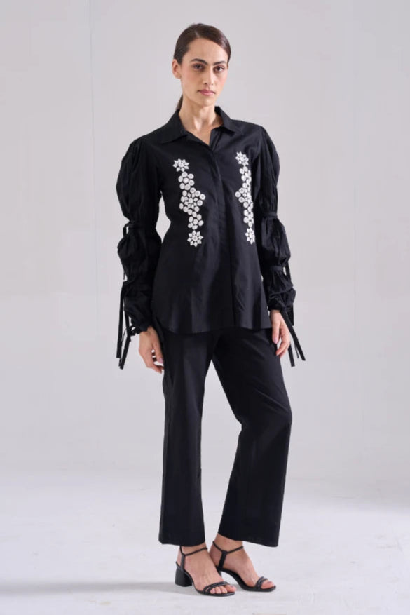 MIRROR EMBROIDERED SHIRT