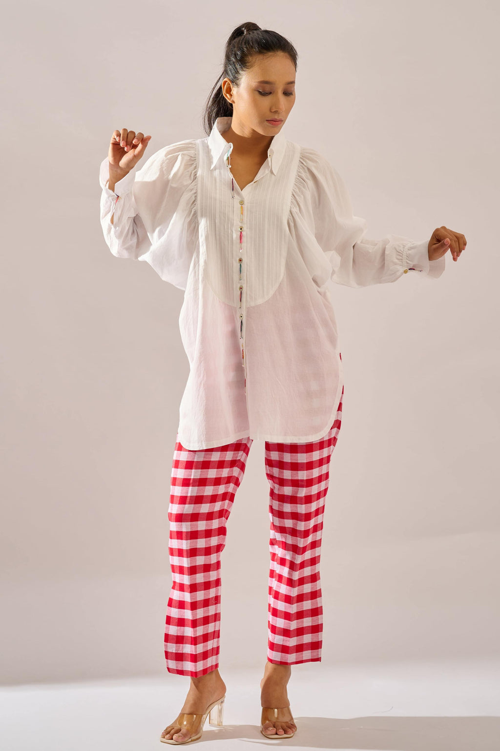Bugle Cotton Shirt — back view | Haus of Handmade
