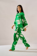 Verdure printed co-ord set for women - Haus of Handmade handcrafted clothing India