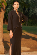 Vogue formal long dress — side view | Haus of Handmade