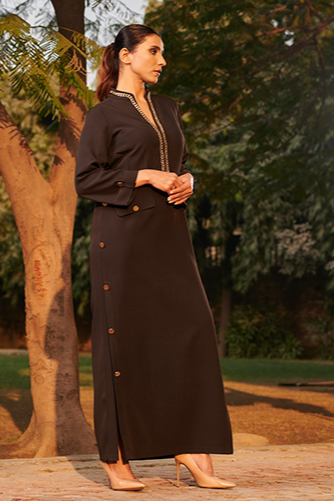Vogue formal long dress — back view | Haus of Handmade