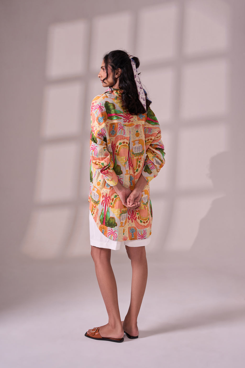 SKIN palm cotton shirt
