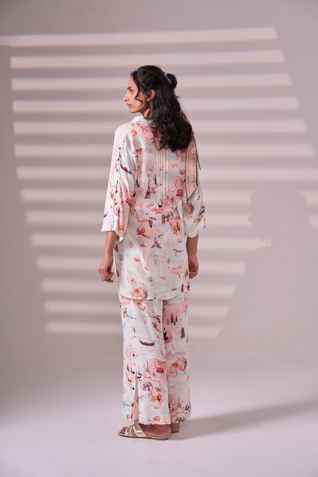 WORLD rayon crepe shirt