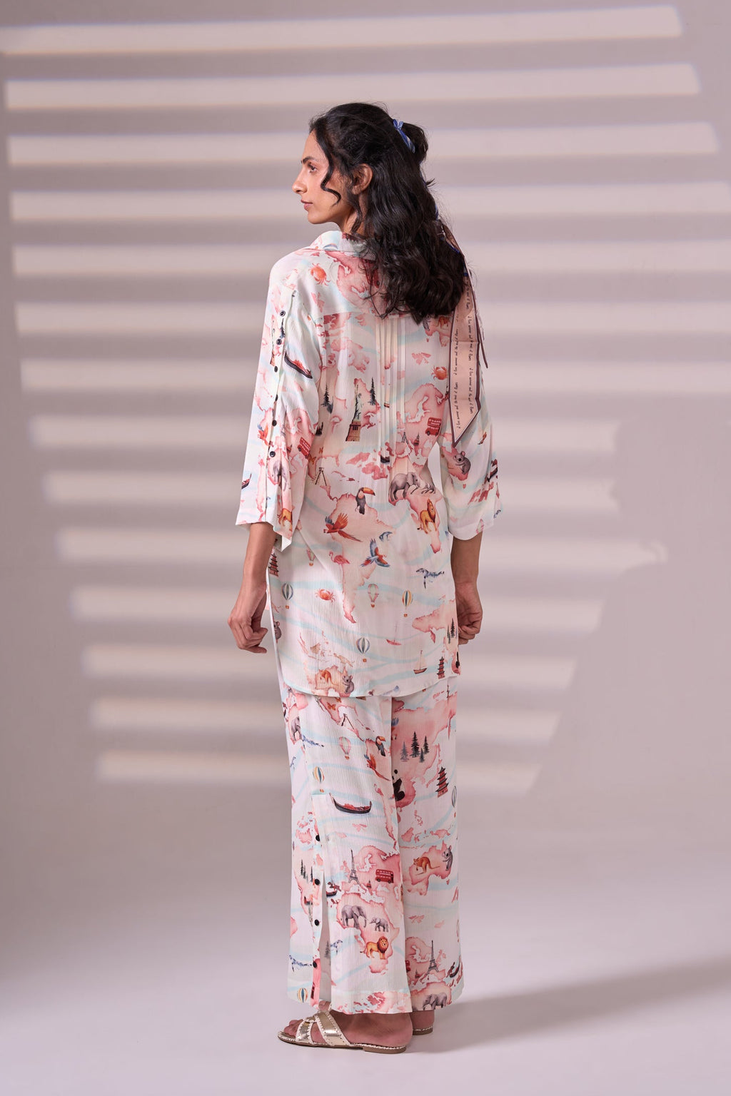 WORLD CREPE co-ord set
