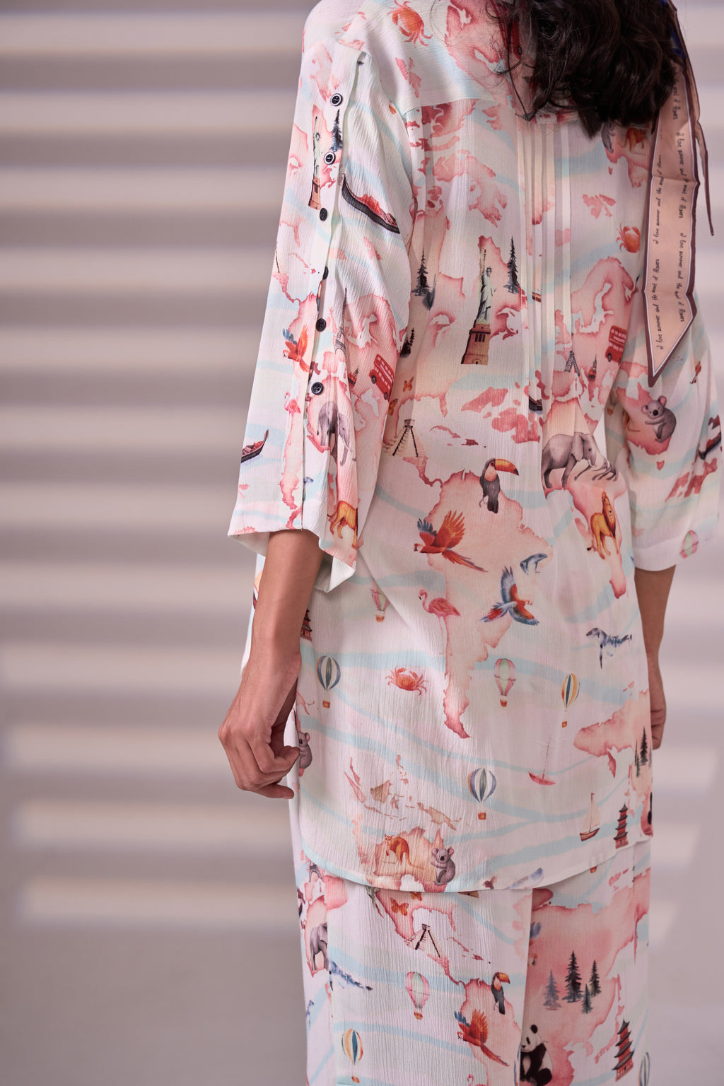 WORLD rayon crepe shirt