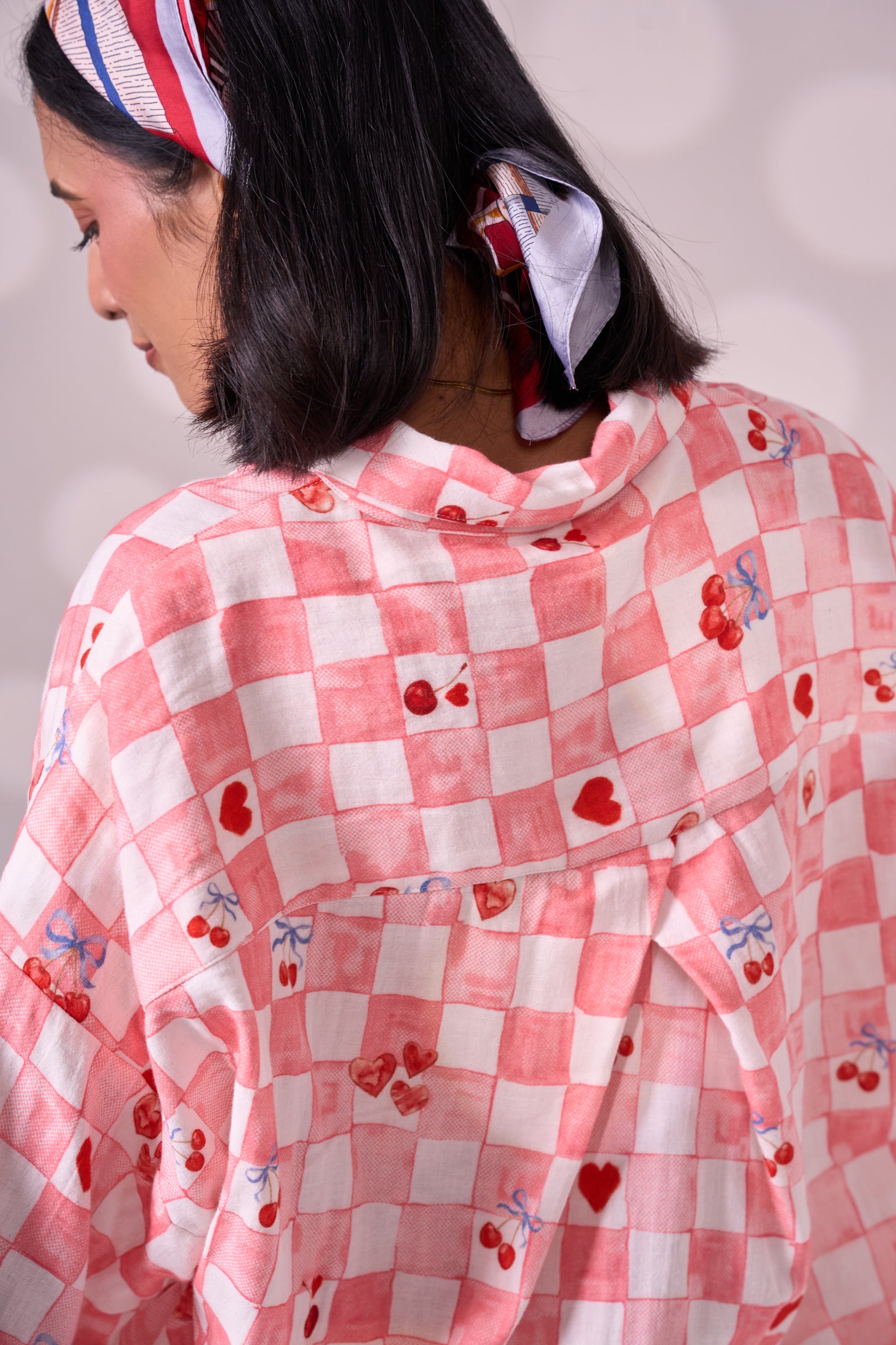 SKIN pink cotton shirt