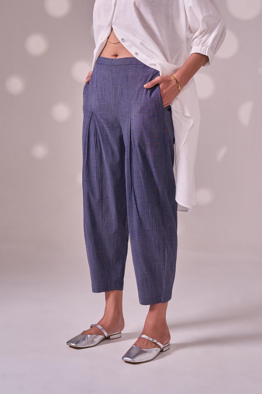 PLEAT RELAX PANTS