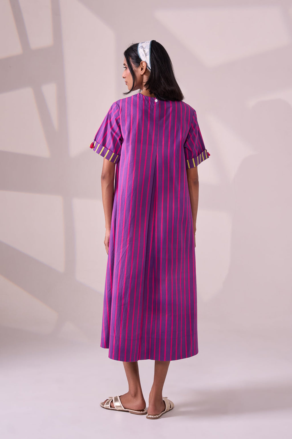 ALINE  stripe cotton dress